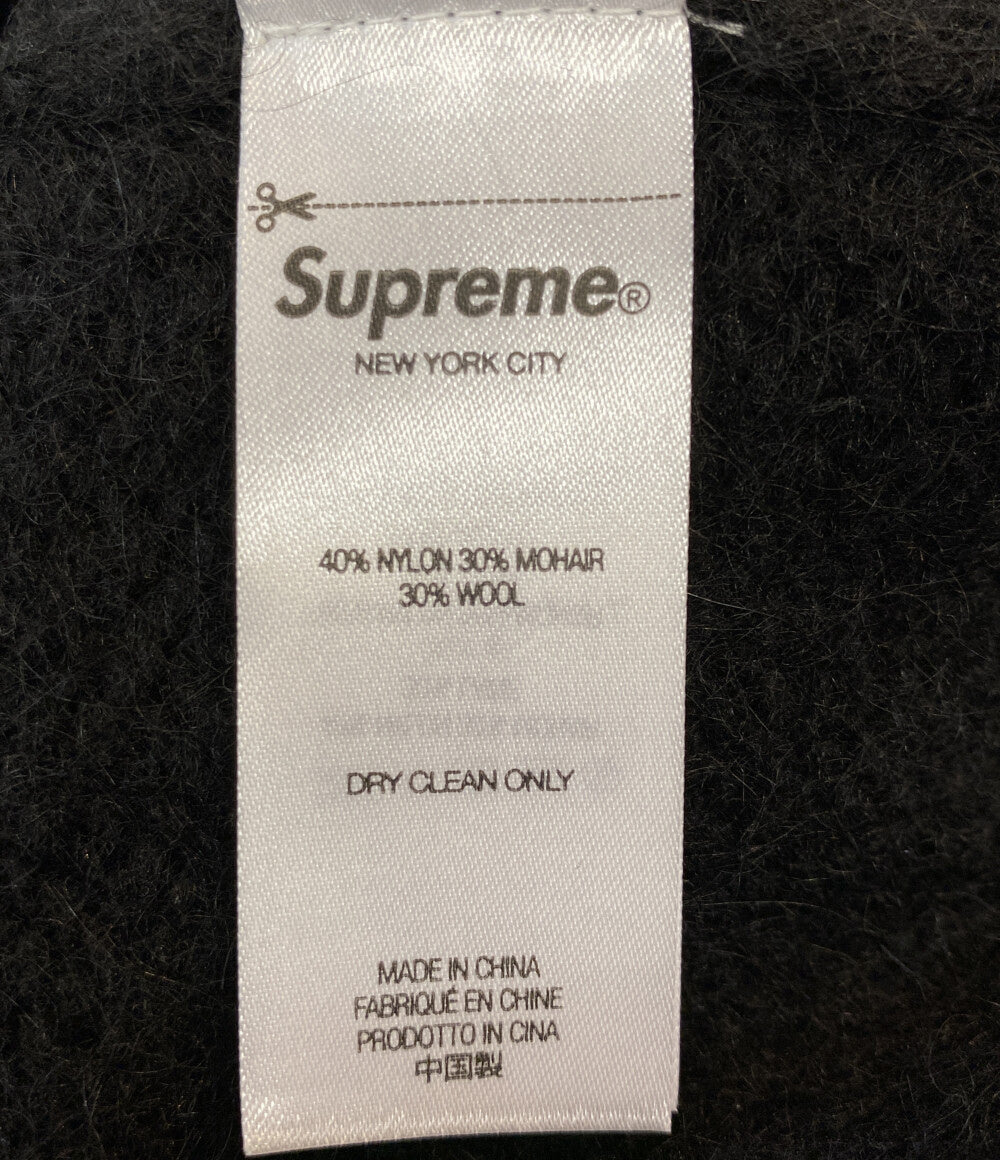 美品 Supreme モヘアニット 胸ロゴ メンズ SIZE M シュプリーム