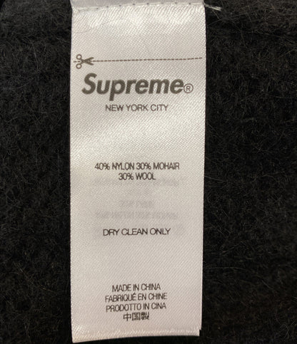 美品 Supreme モヘアニット 胸ロゴ メンズ SIZE M シュプリーム