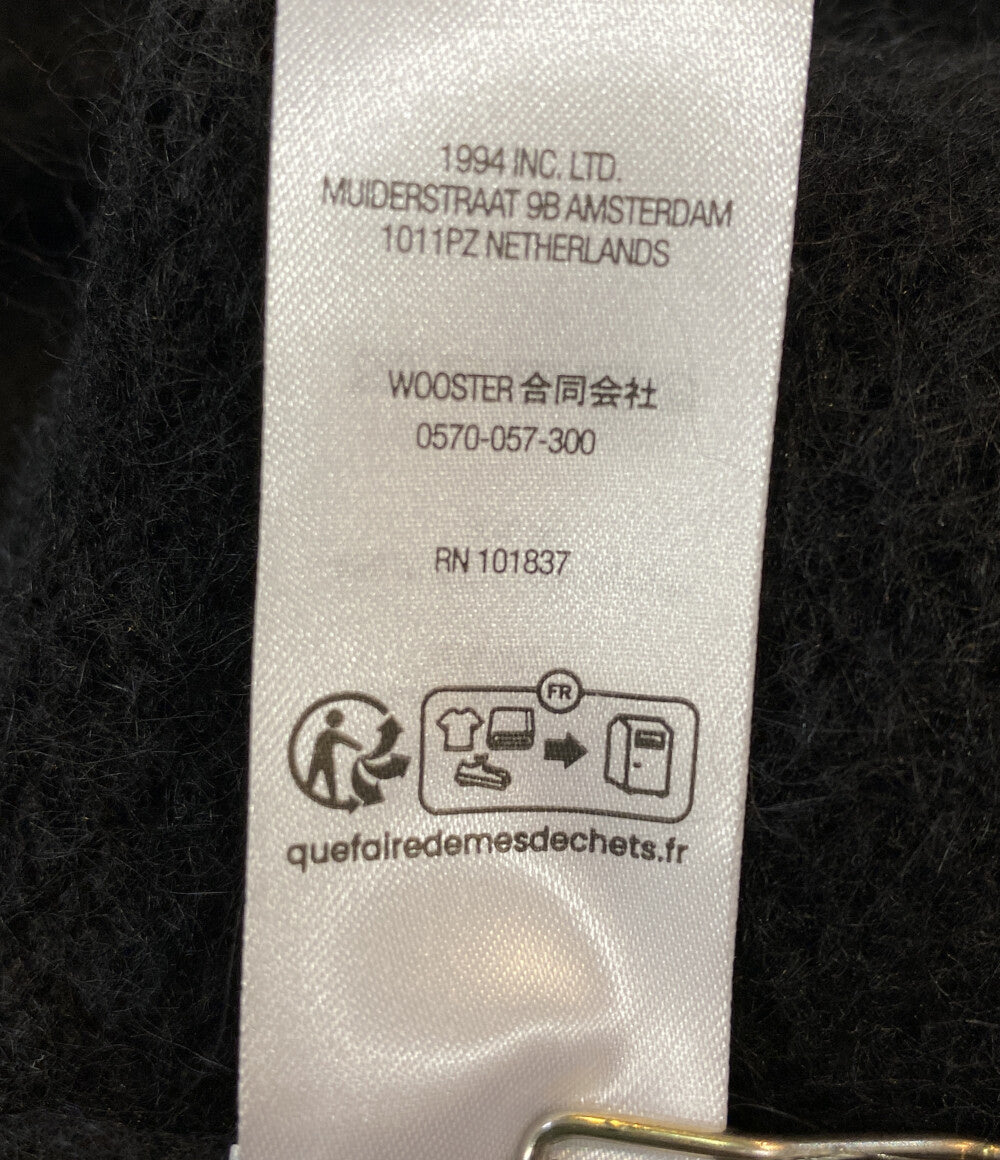 美品 Supreme モヘアニット 胸ロゴ メンズ SIZE M シュプリーム