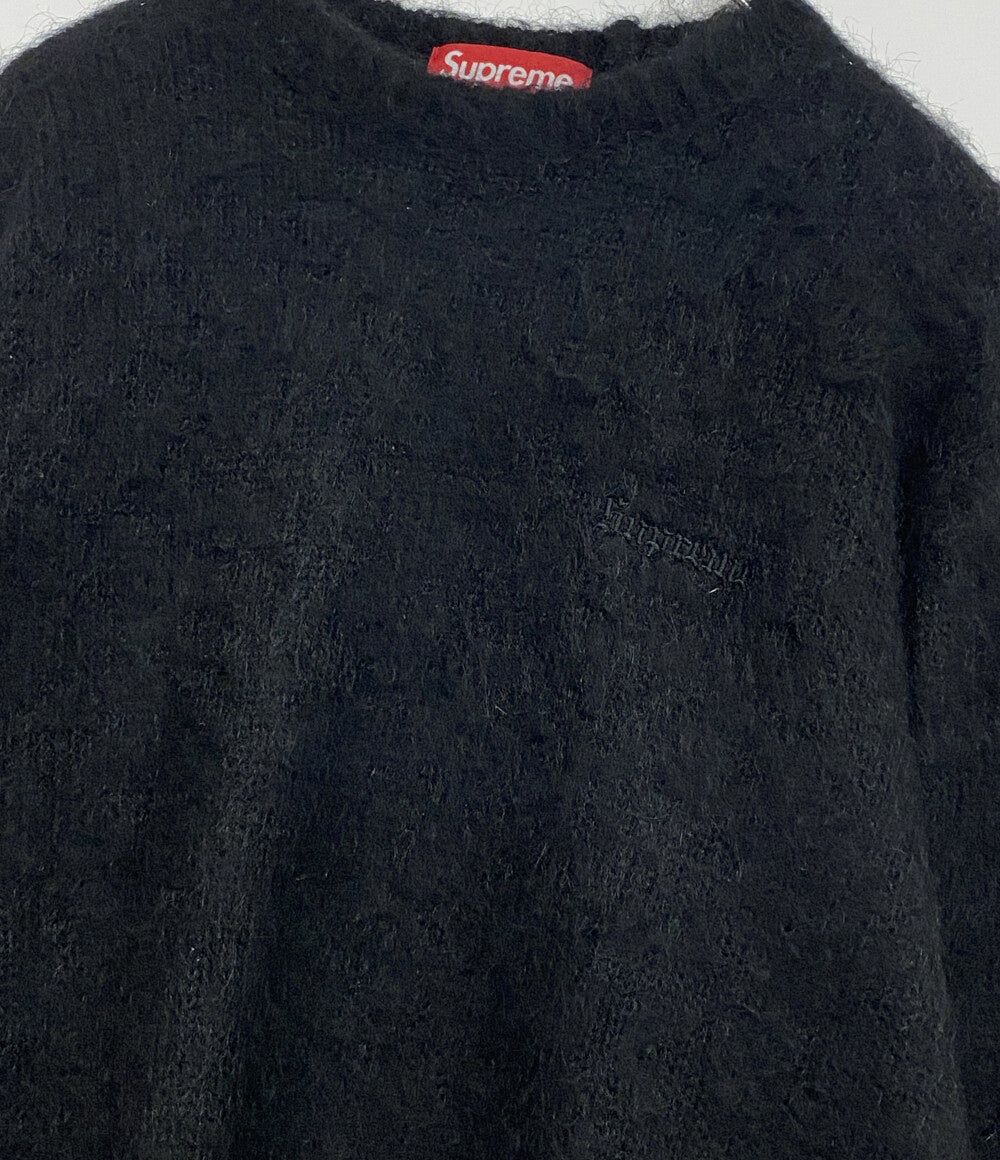 美品 Supreme モヘアニット 胸ロゴ メンズ SIZE M シュプリーム