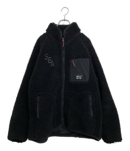 WIND AND SEA × NANGA ナンガ ボアフリースジャケット メンズ SIZE L ウィンダンシー