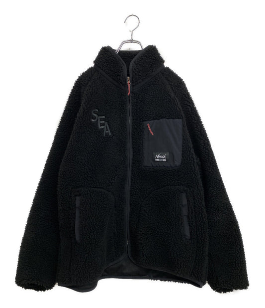 WIND AND SEA × NANGA ナンガ ボアフリースジャケット メンズ SIZE L ウィンダンシー