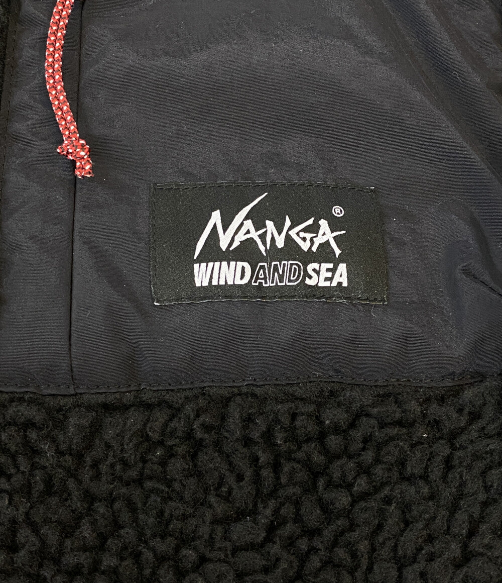 WIND AND SEA × NANGA ナンガ ボアフリースジャケット メンズ SIZE L ウィンダンシー