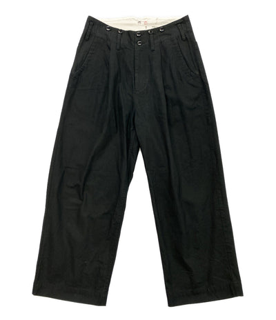 GURANK グランク パンツ オックスフォードワークトラウザー ブラック メンズ SIZE 4