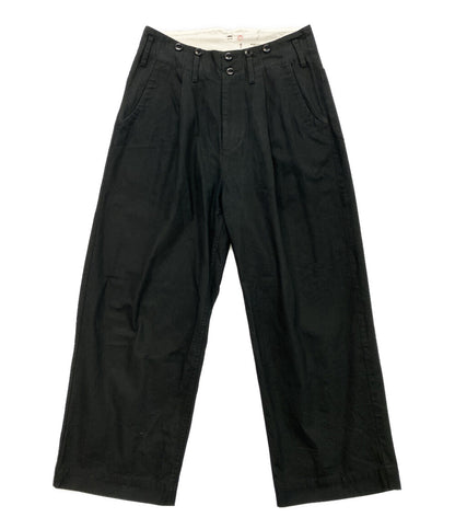 GURANK グランク パンツ オックスフォードワークトラウザー ブラック メンズ SIZE 4