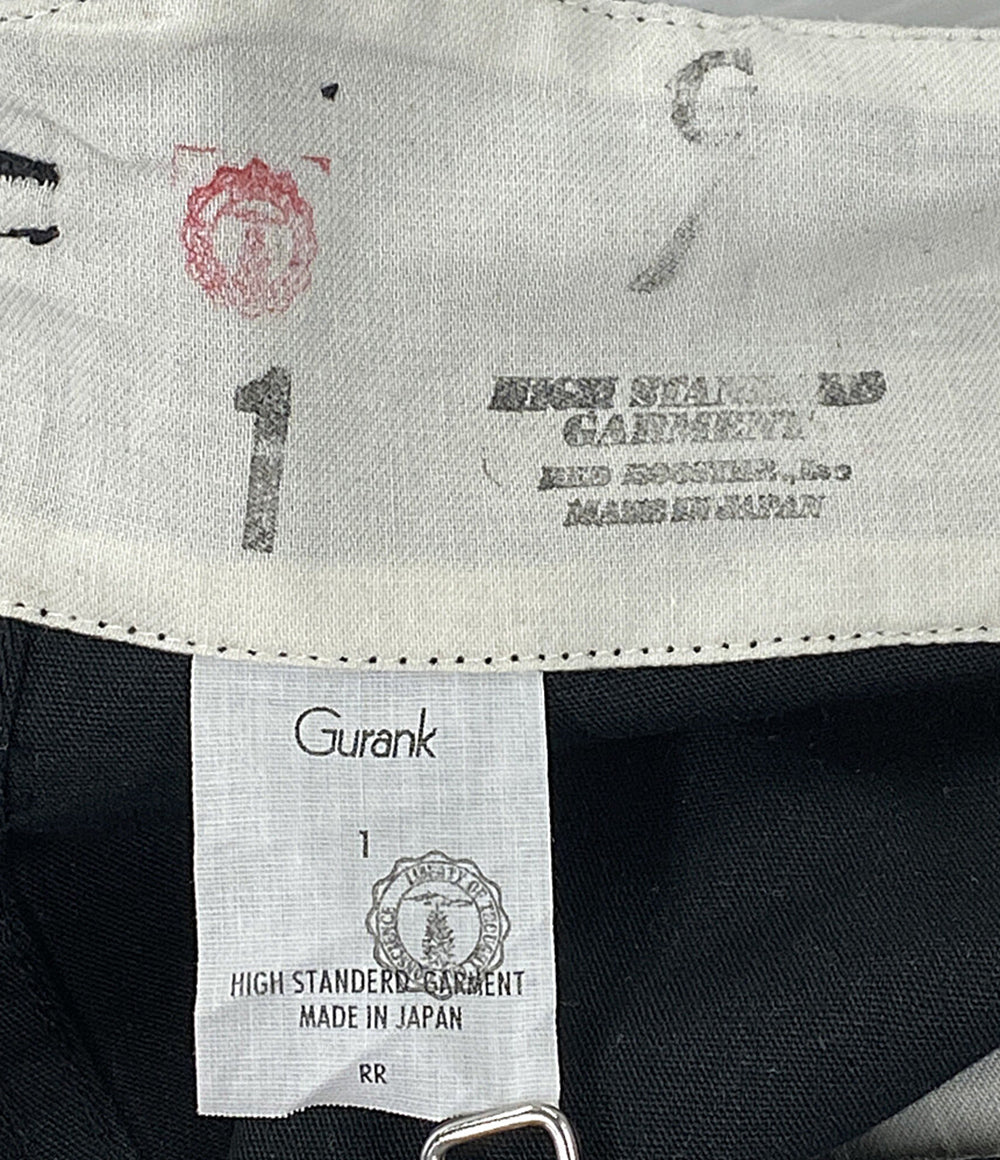 GURANK グランク パンツ オックスフォードワークトラウザー ブラック メンズ SIZE 4