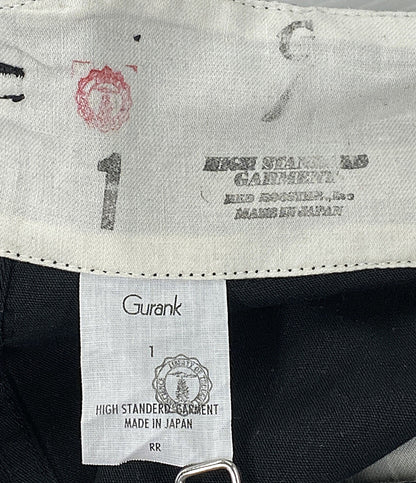 GURANK グランク パンツ オックスフォードワークトラウザー ブラック メンズ SIZE 4