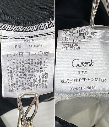 GURANK グランク パンツ オックスフォードワークトラウザー ブラック メンズ SIZE 4