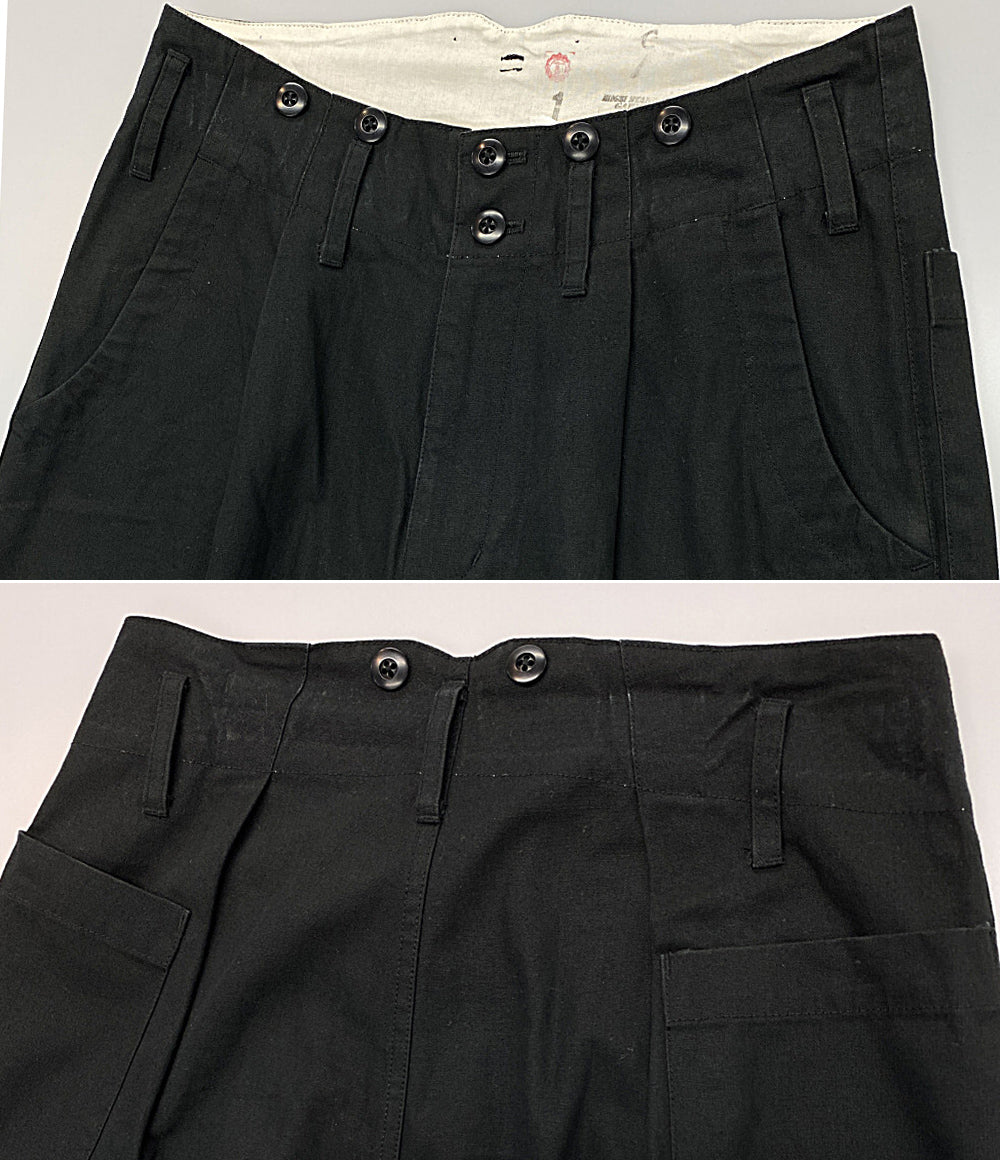 GURANK グランク パンツ オックスフォードワークトラウザー ブラック メンズ SIZE 4