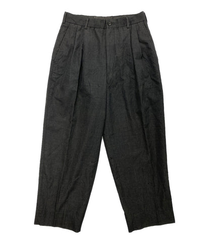 COMME des GARCONS HOMME パンツ AD1998 ウールギャバ ダークグレー HP-04004S メンズ SIZE S コムデギャルソンオム