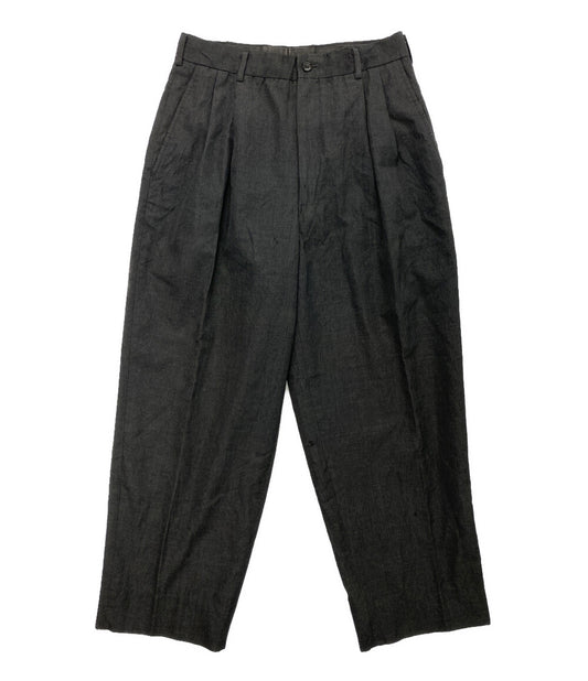 COMME des GARCONS HOMME パンツ AD1998 ウールギャバ ダークグレー HP-04004S メンズ SIZE S コムデギャルソンオム