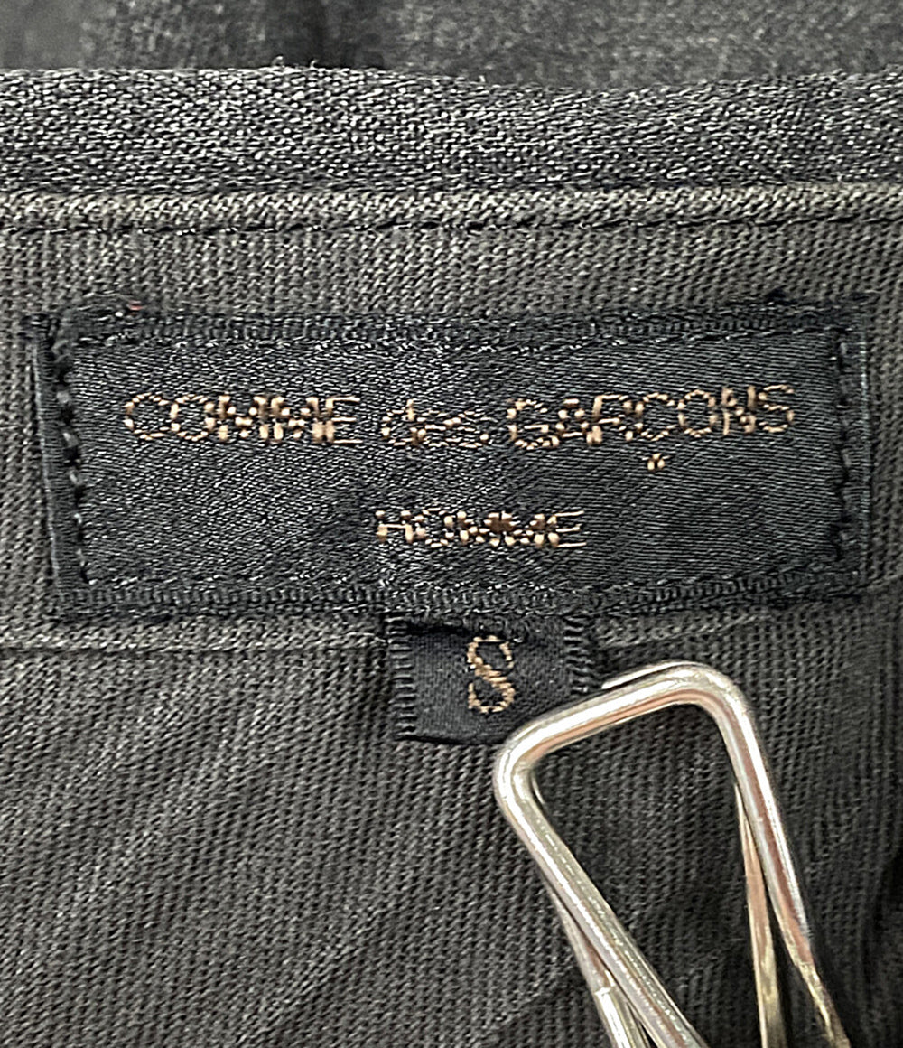COMME des GARCONS HOMME パンツ AD1998 ウールギャバ ダークグレー HP-04004S メンズ SIZE S コムデギャルソンオム