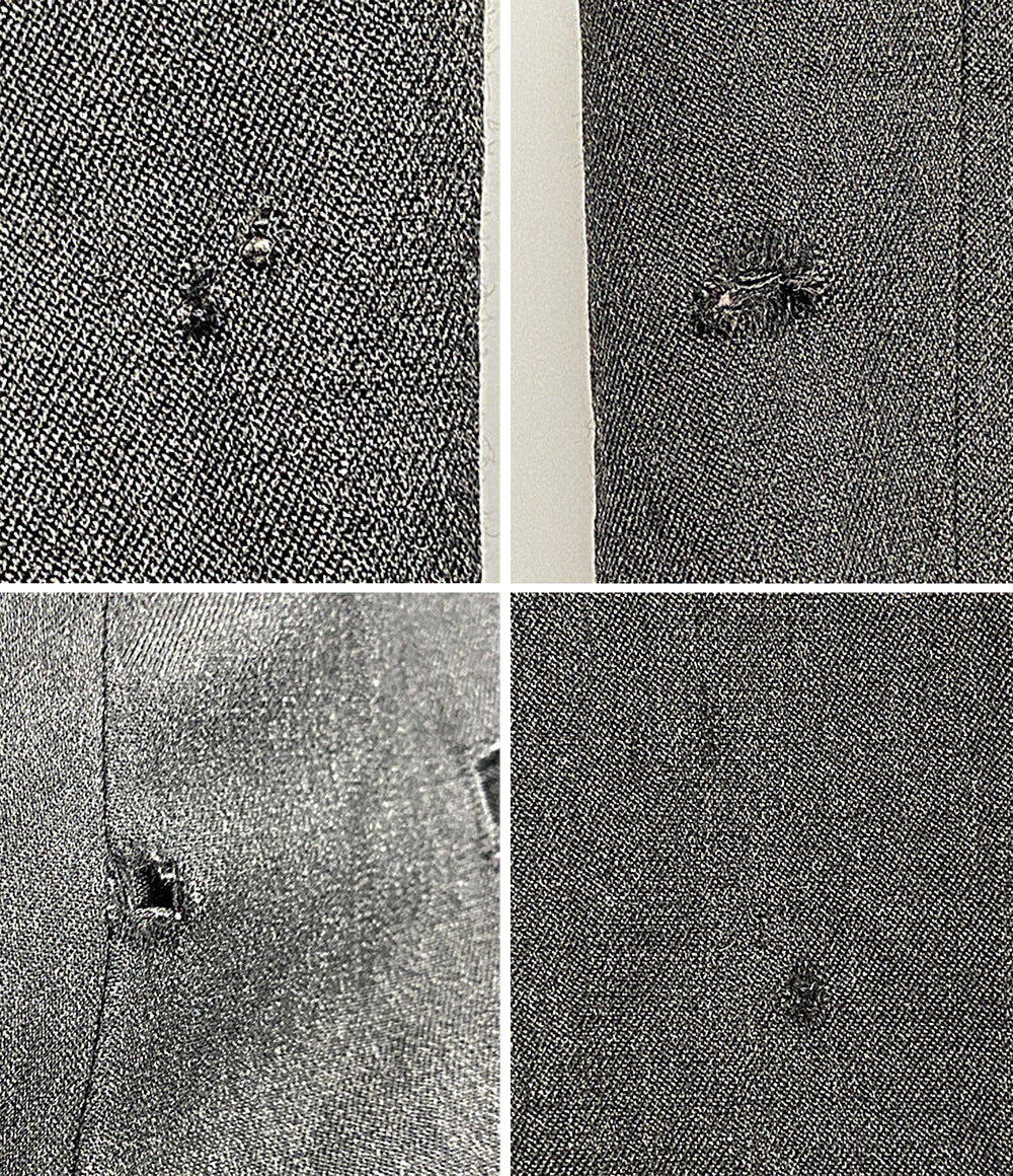 COMME des GARCONS HOMME パンツ AD1998 ウールギャバ ダークグレー HP-04004S メンズ SIZE S コムデギャルソンオム