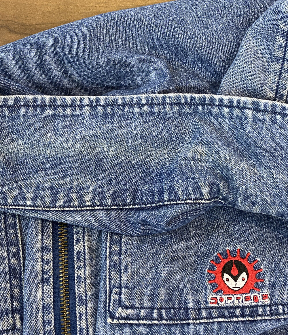 Supreme デニムジャケット 18AW Vampire Denim Zip Up Shirt メンズ SIZE L シュプリーム