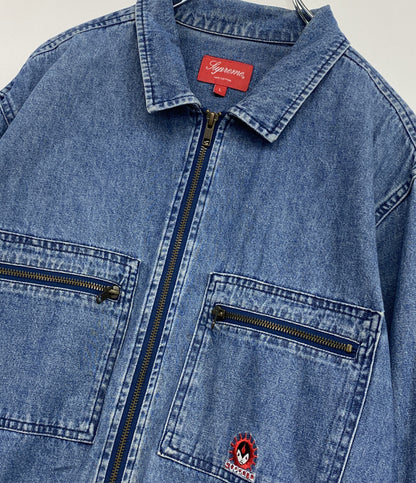 Supreme デニムジャケット 18AW Vampire Denim Zip Up Shirt メンズ SIZE L シュプリーム