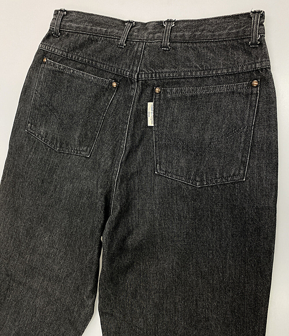 COMME des GARCONS HOMME デニムパンツ 80s ロゴタブデニム ブラック HP-01902S メンズ SIZE S コムデギャルソンオム