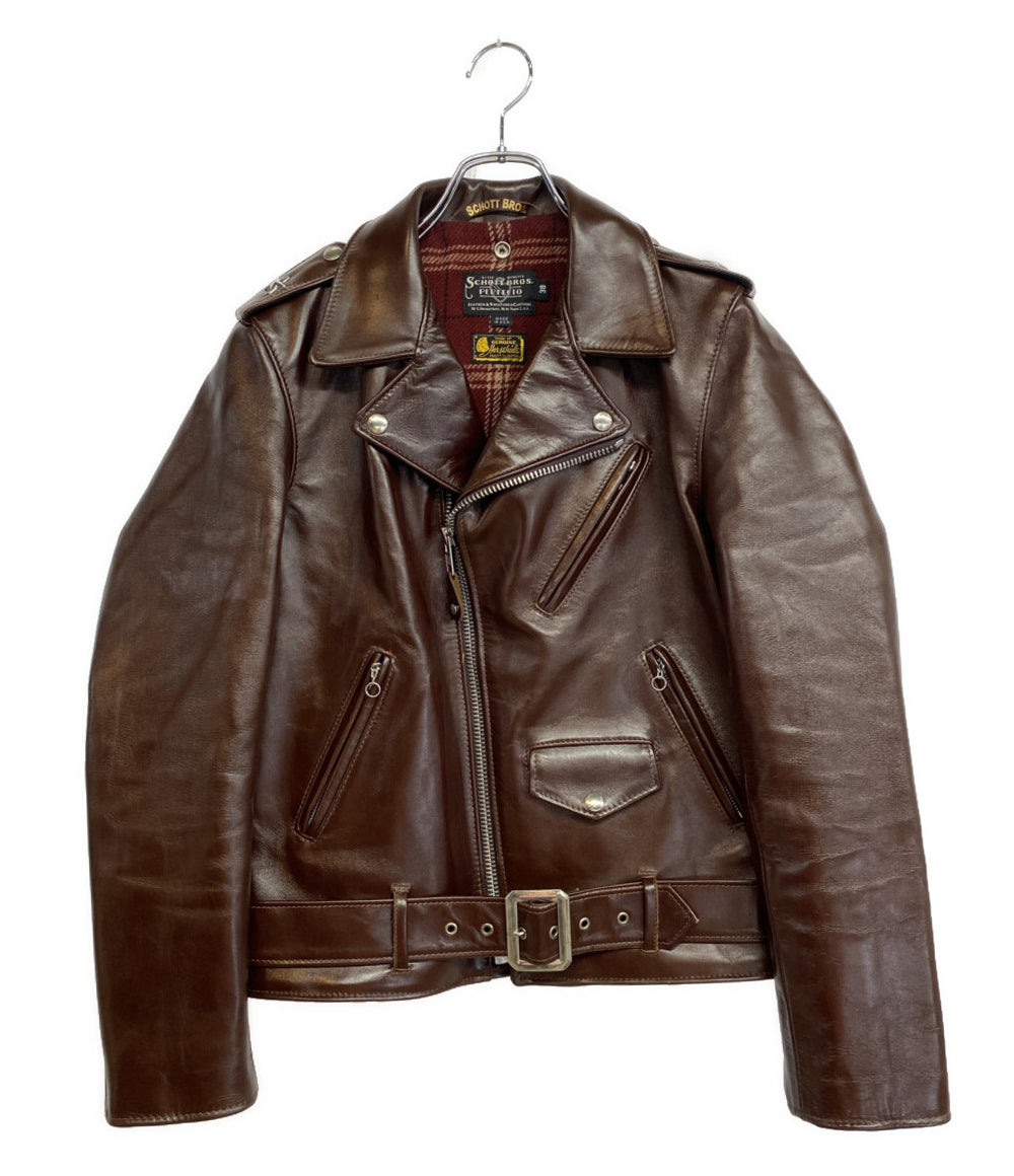 SCHOTT ライダースジャケット SPECIAL HORSEHIDE ONESTAR メンズ SIZE 38 ショット