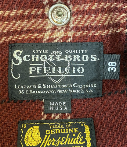 SCHOTT ライダースジャケット SPECIAL HORSEHIDE ONESTAR メンズ SIZE 38 ショット