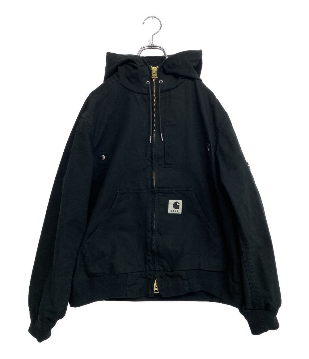 sacai ブルゾン Carhartt Washed Duck Hooded Blouson BLK 25-03859M メンズ SIZE 1 サカイ