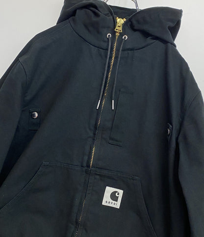 sacai ブルゾン Carhartt Washed Duck Hooded Blouson BLK 25-03859M メンズ SIZE 1 サカイ