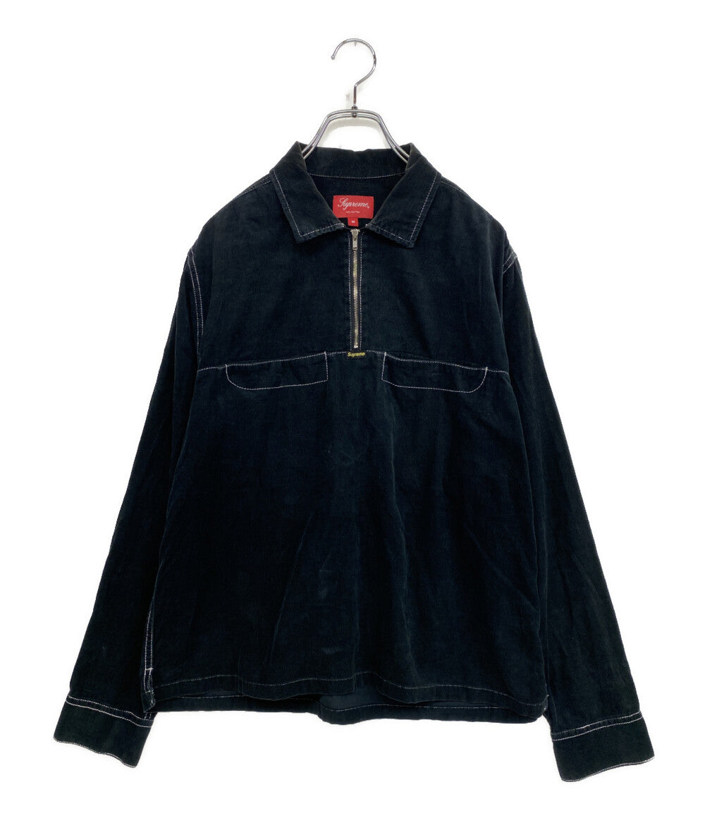Supreme トップス コーデュロイ ハーフジップ 18SS メンズ SIZE M シュプリーム