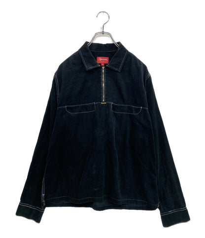 Supreme トップス コーデュロイ ハーフジップ 18SS メンズ SIZE M シュプリーム