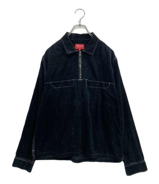 Supreme トップス コーデュロイ ハーフジップ 18SS メンズ SIZE M シュプリーム