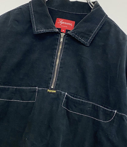 Supreme トップス コーデュロイ ハーフジップ 18SS メンズ SIZE M シュプリーム