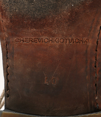 cherevichkiotvichki チェレヴィチキオヴィチキ レースアップレザーブーツ メンズ SIZE 40