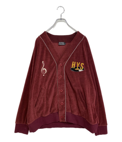 HYSTERIC GLAMOUR BREAK IT UP 刺繍 カーディガン 25SS メンズ SIZE XL ヒステリックグラマー