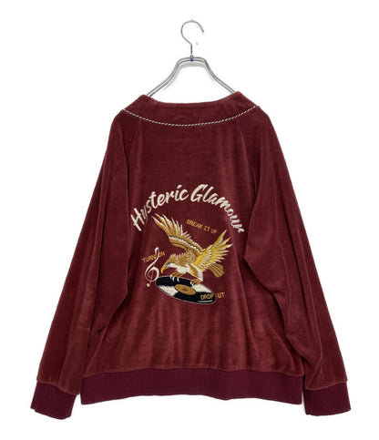 HYSTERIC GLAMOUR BREAK IT UP 刺繍 カーディガン 25SS メンズ SIZE XL ヒステリックグラマー