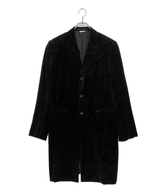 COMME des GARCONS HOMME PLUS アーカイブ ベルベットチェスターコート Rolling Stones 06SS PQ-J023 メンズ SIZE S コムデギャルソンオムプリュス