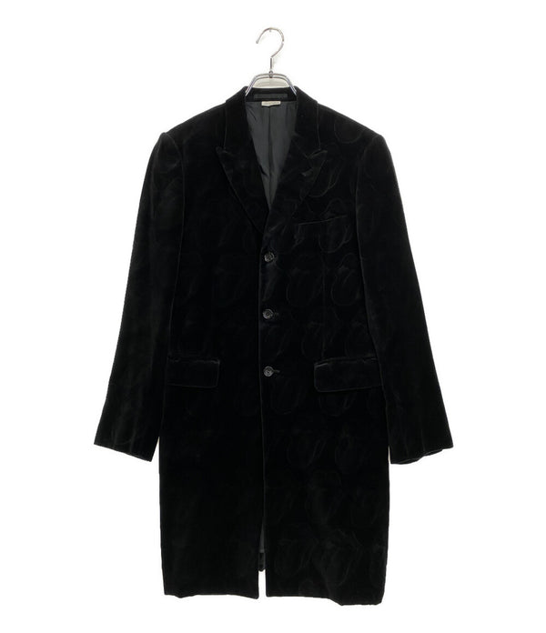 COMME des GARCONS HOMME PLUSベロアチェスターコートM COMME des GARCONS HOMME PLUS アーカイブ ベルベットチェスターコート