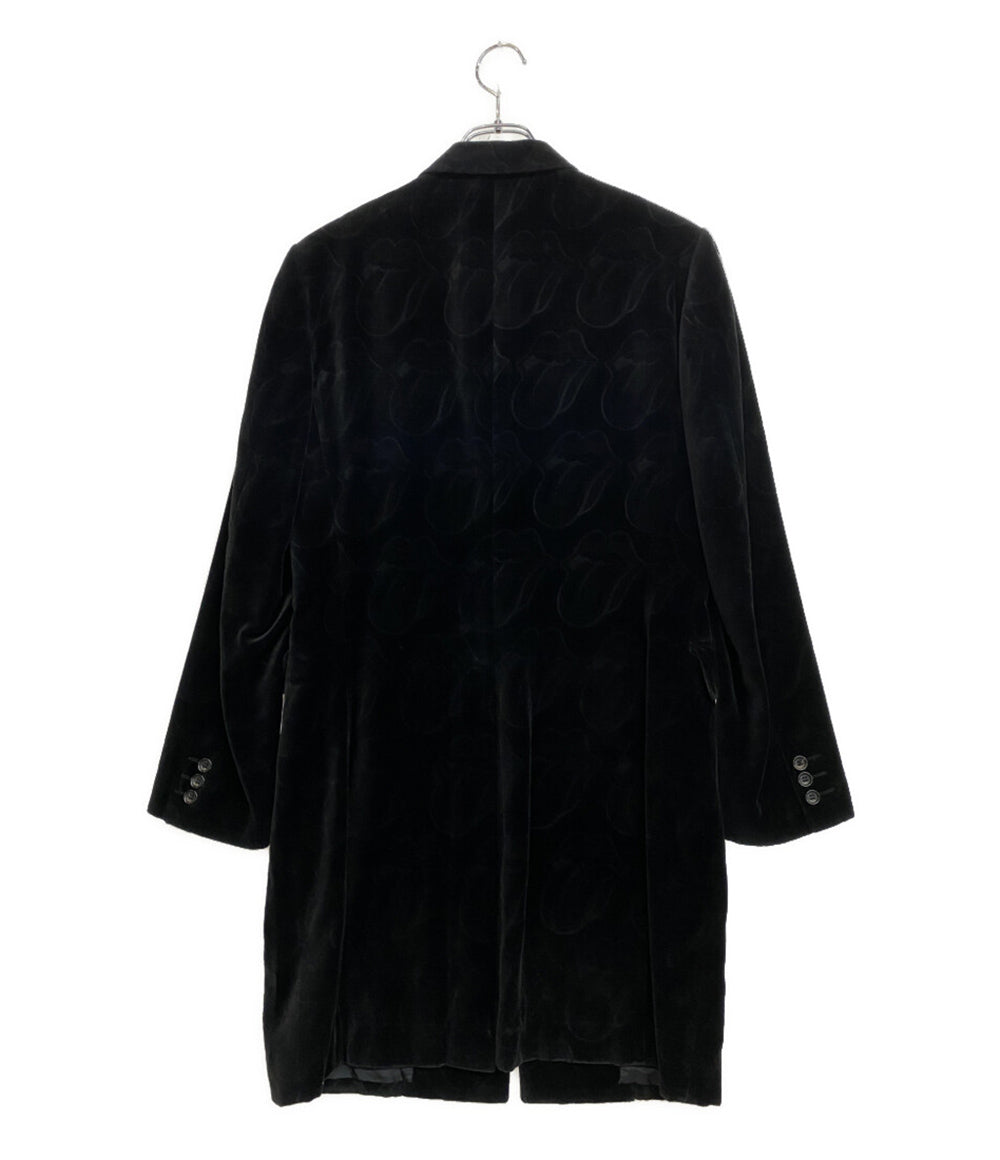 COMME des GARCONS HOMME PLUS アーカイブ ベルベットチェスターコート Rolling Stones 06SS PQ-J023 メンズ SIZE S コムデギャルソンオムプリュス