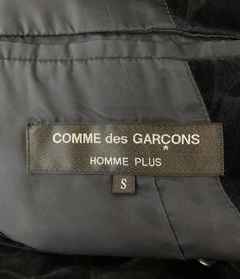 COMME des GARCONS HOMME PLUS アーカイブ ベルベットチェスターコート Rolling Stones 06SS PQ-J023 メンズ SIZE S コムデギャルソンオムプリュス