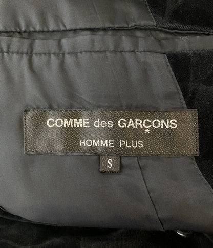 COMME des GARCONS HOMME PLUS アーカイブ ベルベットチェスターコート Rolling Stones 06SS PQ-J023 メンズ SIZE S コムデギャルソンオムプリュス
