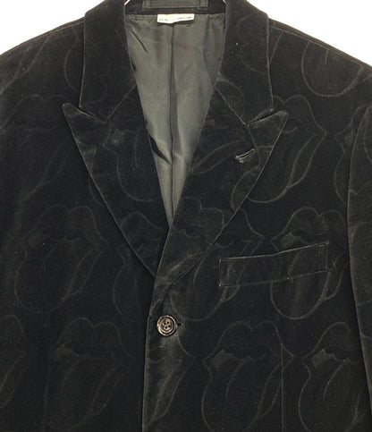 COMME des GARCONS HOMME PLUS アーカイブ ベルベットチェスターコート Rolling Stones 06SS PQ-J023 メンズ SIZE S コムデギャルソンオムプリュス