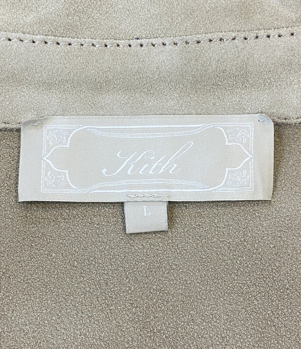 KITH 長袖シャツ スエードシャツ メンズ SIZE L キス