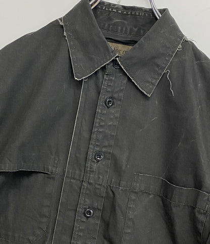 Y's for men アーカイブ 長袖シャツ カットワークデザインミリタリーシャツ 00S メンズ SIZE 3 ワイズ フォー メン