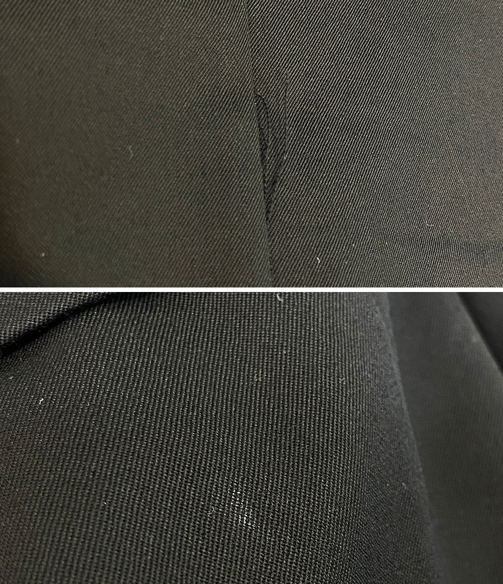 Y's for men アーカイブ 裏地チェックシワギャバロングジャケット 00S MZ-J03-100 メンズ SIZE 5 ワイズ フォー メン