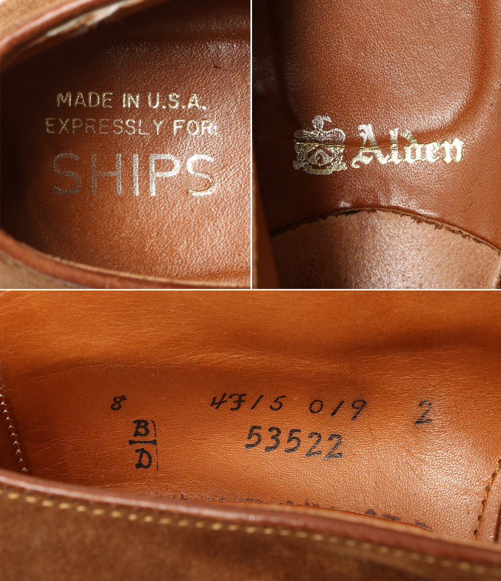 ALDEN×SHIPS シップス ドレスシューズ 別注 53522 プレーントゥ 53522 メンズ SIZE 8 B/D オールデン