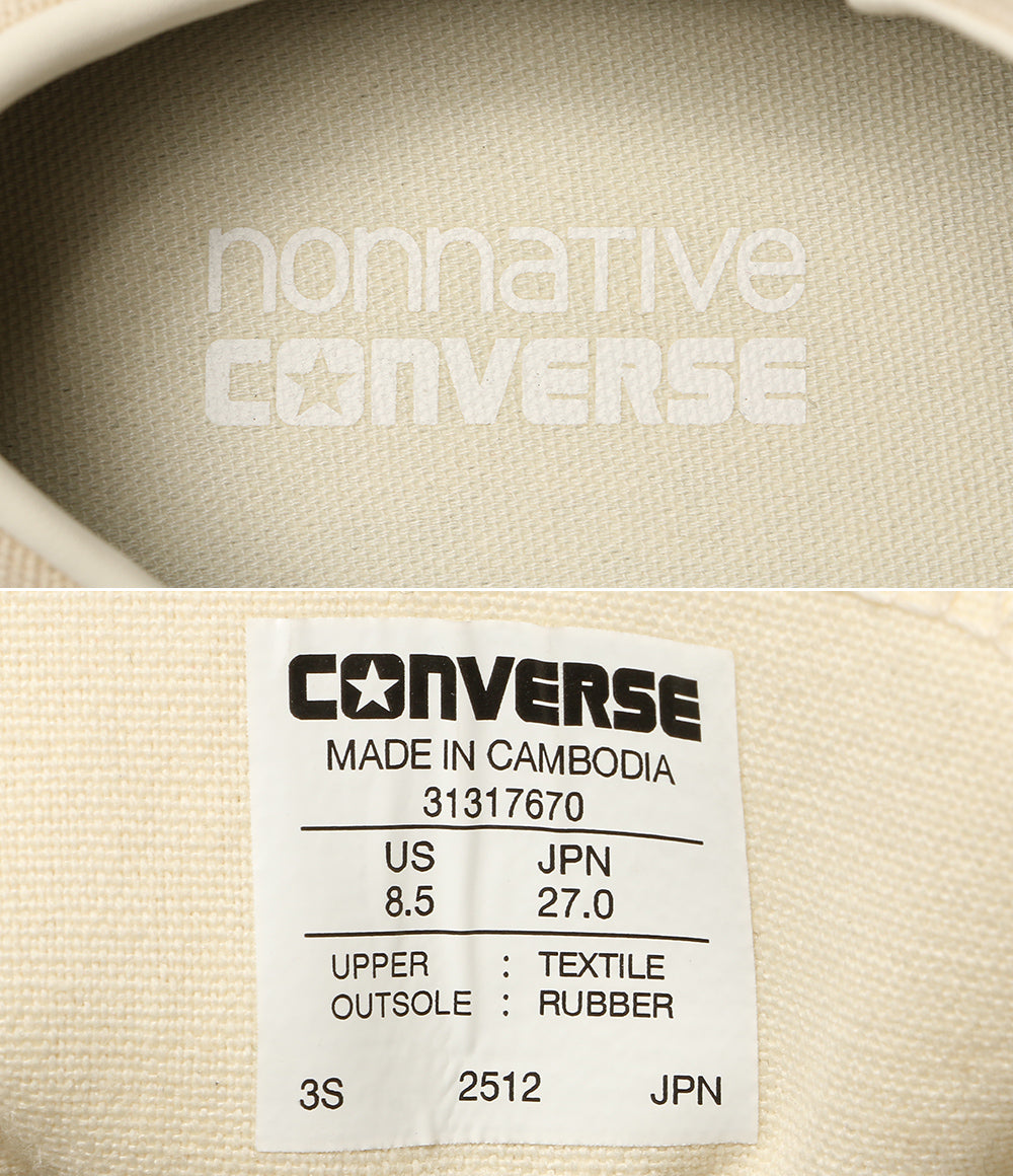 CONVERSE×nonnative ノンネイティブ スニーカー メンズ SIZE 27cm コンバース