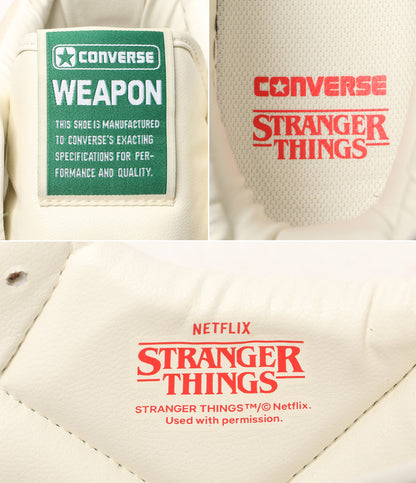 美品 CONVERSE スニーカー WEAPON HI STRANGER THINGS 5 メンズ SIZE 28cm コンバース