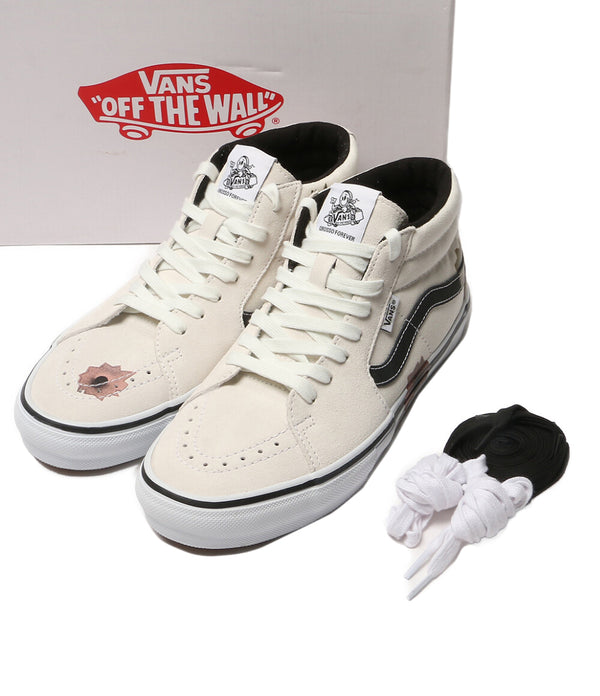 Supreme×VANS ヴァンズ スニーカー スケートグロッソ ミッド メンズ