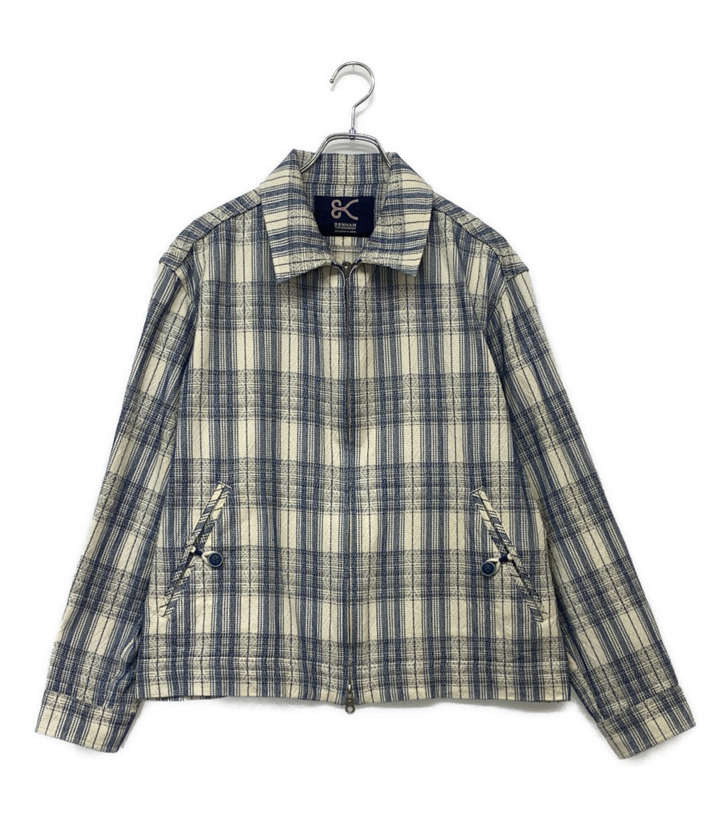 美品 DENHAM ジャケット チェック SASHIKO CHECK JACKET メンズ SIZE S-M デンハム