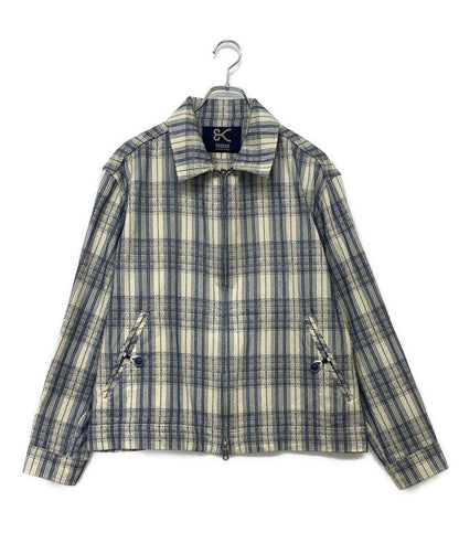 美品 DENHAM ジャケット チェック SASHIKO CHECK JACKET メンズ SIZE S-M デンハム