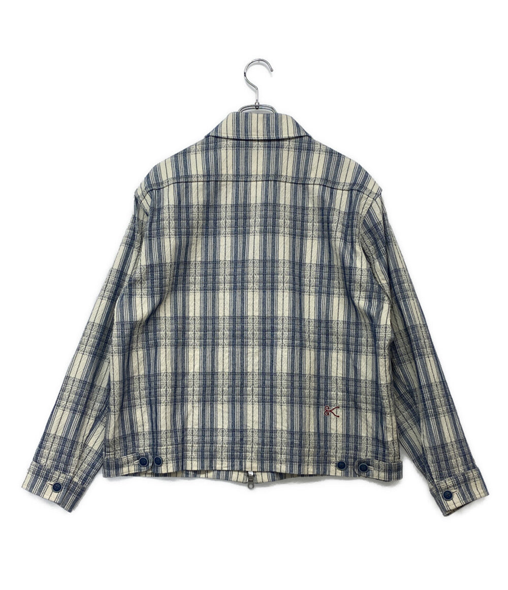 美品 DENHAM ジャケット チェック SASHIKO CHECK JACKET メンズ SIZE S-M デンハム