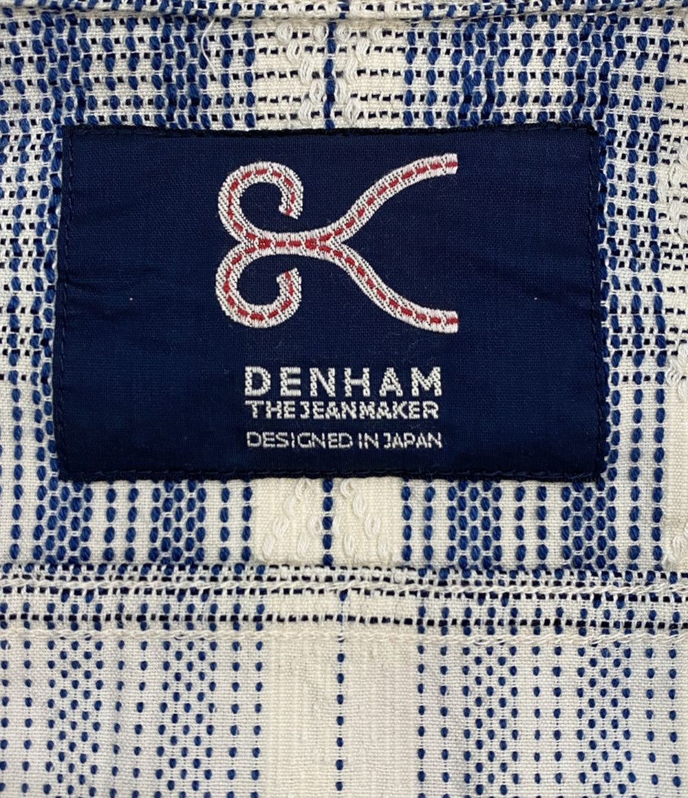 美品 DENHAM ジャケット チェック SASHIKO CHECK JACKET メンズ SIZE S-M デンハム