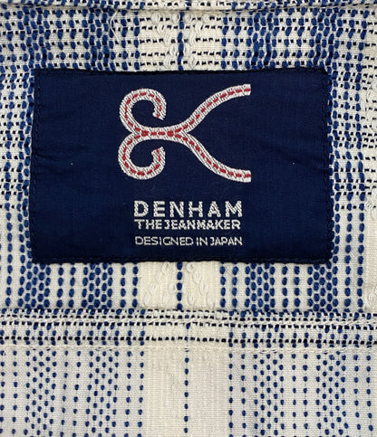 美品 DENHAM ジャケット チェック SASHIKO CHECK JACKET メンズ SIZE S-M デンハム