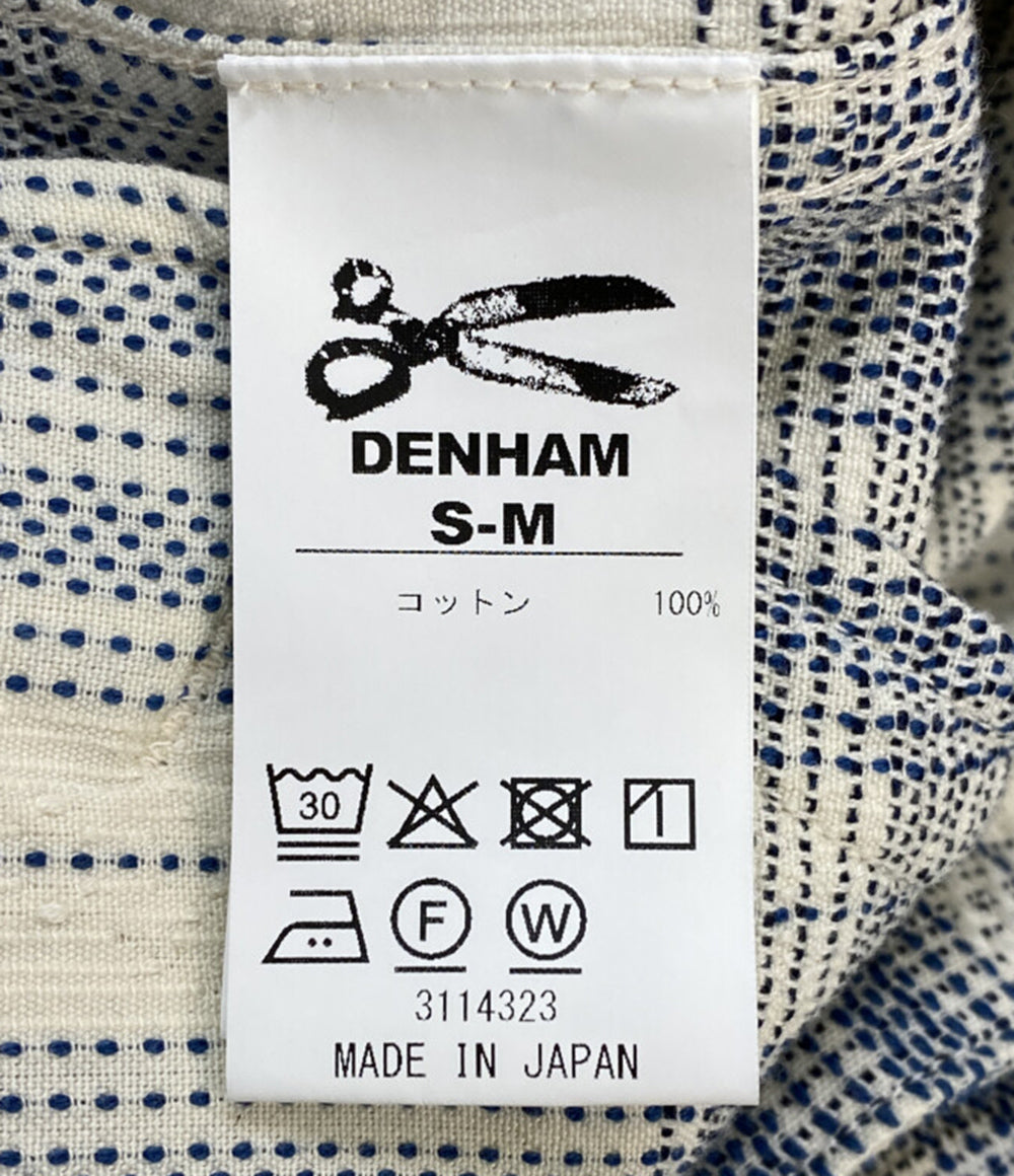 美品 DENHAM ジャケット チェック SASHIKO CHECK JACKET メンズ SIZE S-M デンハム